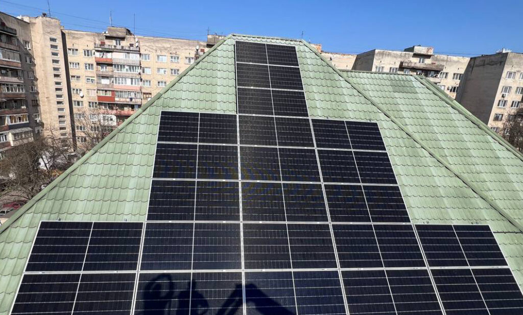 204 kWp Rooftop Solar + 230 kWh BESS project completed for critical Infrastructure in Western Ukraine